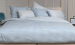 Duvet cover + pillowcases 65x65 cm vichy blue 100% cotton percale