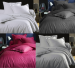 Duvet cover + pillowcase Lines 100% combed jacquard cotton satin easy care