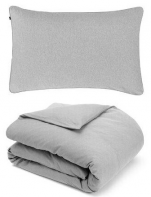 Duvet cover 140x200 + 1 pillowcase 50x75 cm 50% cotton and 50% modal gray