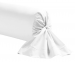 Taie de traversin 100% coton percale blanc easy care