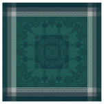 Napkin 54x54 cm chateau Fontainebleau Green, 100% jacquard cotton