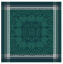 Napkin 54x54 cm chateau Fontainebleau Green, 100% jacquard cotton