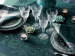 Serviette de table 54x54 cm Château Fontainebleau Vert 100% coton jacquard