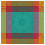 Servet 53x53 cm kleuren Indiase decoratie 100% katoen jacquard