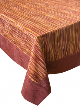 Nappe d'ambiance froissée 100% polyester 160X300 cm Murano