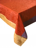 Crumpled tablecloth 100% polyester 160x300 cm Marmara