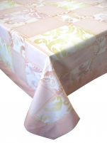 Crumpled tablecloth 100% polyester 160x300 cm Séduction