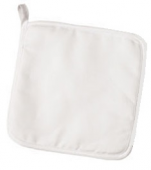 Potholder 100% white cotton 20x20 cm