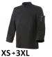 Jacket Mixed keuken zwarte NER. lange mouwen polykatoen
