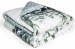 Duvet cover + pillowcase eucalyptus 100% printed cotton percale
