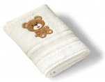 Towel 50x100 cm small Bear 100% cotton terry cream 500 gr/m²