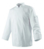 Veste de cuisine blanc NER. longues manches polycoton mixte T7/4XL