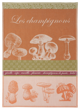 Handdoek voor gerechten Champignon 100% katoen 50x75cm