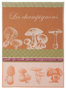 Towels for dishes Mushrooms 100% cotton jacquard 50x75 cm