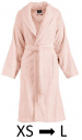 Shawl collar Bathrobe 100% cotton terry combed 420 gr/m²  XS S M L