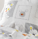 Housse couette 140x200 + 1 taie 65x65 cm 100% coton souris, chats et poissons