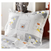 Duvet cover 140x200+ 1 pillowcase 65x65 100% cotton cats, mouse and goldfish