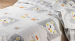 Duvet cover 140x200+ 1 pillowcase 65x65 100% cotton cats, mouse and goldfish