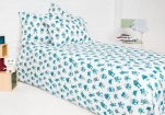 Duvet cover 140x200/220 + 1 pillowcase 65x70 100% cotton little robots