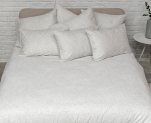 Duvet cover + pillowcase 65x70 cm Cashmere gray 100% cotton sateen