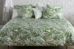 Housse de couette + taie 65x70 cm Tropicale 100% coton satin