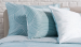 Duvet cover + pillowcase 65x65 cm turquoise waves 100% cotton sateen