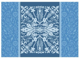 Tischset 40x55 cm 100% Baumwolle 220 gr/m² blaue Mosaike