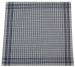 Werk zakdoeken 50x50 cm vichy vierkant blauw en wit 100% katoen 10 stuks