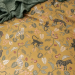 Flat bed sheet + pillowcase 100%printed cotton percale Wild animals