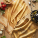 Handdoek voor gerechten Mosselen en Friet 100% katoen 50x75cm