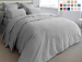 Plain flat sheet + pillowcase 100% cotton percale combed easy care