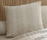 Bag pillowcase 65x65 cm 100% cotton flannel small floral cords