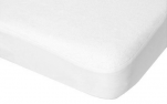 Matrasbeschermer 100% badstof katoen, PU ademend voor kooi bed