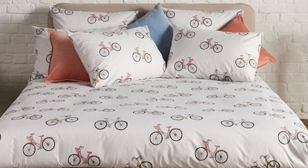 Bicycle duvet hot sale cover