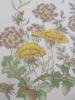 Dandelion Fields zakdoek 31x31 cm katoen bedrukt en handgerold, Lehner