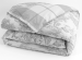 Duvet cover + pillowcases 65x65 cm grey Toile de Jouy 100% cotton percale