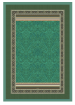 Plaid 135x190 cm Maser V1 verde bosco Grandfoulard Bassetti
