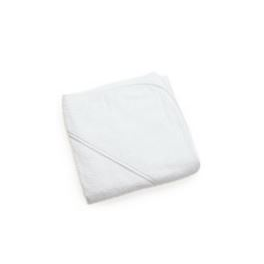 Cape de bain ou Sortie de bain 80x80 cm éponge 100% coton blanc