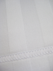 Housse de couette 100% satin de coton jacquard motifs lignes brilliantes blanc
