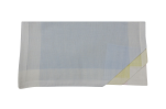 Ladies handkerchief 4x3 colors 100% cotton 33x32 cm : 1 pack of 12 handkerchiefs