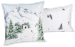 Housse de couette + taies Chalet, Ski & Montagne 100% coton satin, 120 fils/cm²