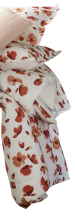 Duvet cover + pillowcase 100% cotton percale Poppies