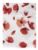 Drap de lit + taies 65x65 cm 100% coton percale Coquelicots