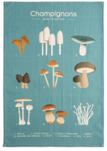 Handtücher für Küchen 54% Baumwolle und 46% Leinen 50x75cm Bedruckte „Pilze“