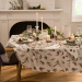 Square/rectangle tablecloth Holiday spirit 54% cotton and 46% printed linen