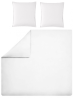 Duvet cover + pillowcase 100% pure white percale cotton easy care