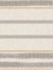 Housse de couette + taie 65x65 cm lignes beige/orange 100% coton flanelle