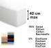 Fitted sheet 95% coton and 5% elasthane 180 gr mattresses up to maximum 40cm