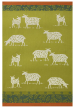 Essuie vaisselle les moutons et les agneaux 100% coton jacquard 50x75 cm