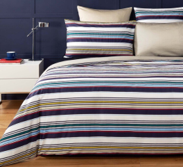 Bettbezug + kissenhülle 65x65 100% gekämmte Satin-Baumwolle Tommy Hilfiger-Regel